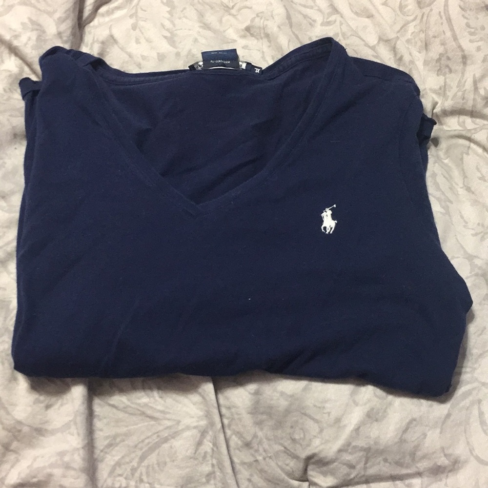 Navy blue Ralph Lauren polo XL for KIDS V-neck